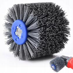  Szatén Kefe Nylon 80# Fa Fésű Hengeres Csiszológép 12x10 (NYLONOWA SZCZOTKA DO SATYNIARKI-80#)