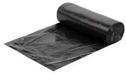 Szemeteszsák 30 liter 55 x 55 cm 15 mikron 10 db/tekercs fekete - delfinbuvar