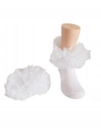  Lány zokni fehér, tüll, 1-2 év