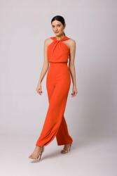 Makover Női Elegáns Női Overál Nyitott Vállakkal Korall 44 XXL