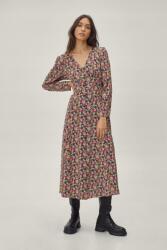 Nasty Gal Színes Ruha MIDI Floral Print (34) (469647)