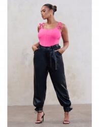  Club L Fekete Oversize Csíkos Nadrág (46) (579598)