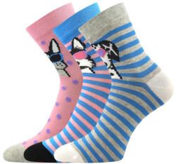 Boma Női zokni LEYKA kép MIX A kutyákkal (3 pár) 35-38 125937 (125937)