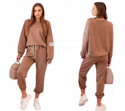 Kesi Camel kétrészes női pulóver nadrág szett Vaj (5907302844972)