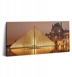 Wallfluent Vászonkép Nappaliba Művészeti Louvre Múzeum Párizsban 100x50 cm (010030010010000075482)
