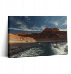 Wallfluent Vászonkép Canvas Látványos Iroda Művészet Személy Vízi Sí 30x20 (010030010150000075714)