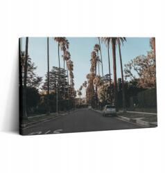 Wallfluent Vászonkép Canvas A dolgozószobába Falra Jármű Az Úton A Fák között 30x20 (010030010150000075548)