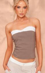 Prettylittlething Szürke Ujjatlan Felső (44) (563621)