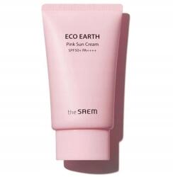 the SAEM Eco Earth Pink Sun Crem fényvédő krém 50+ 50 ml