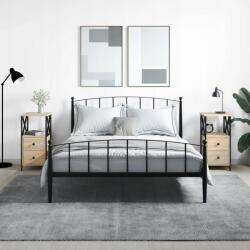 vidaXL Éjjeliszekrény, 2 db, sonoma tölgy, 34x35, 5x70 cm (825946)