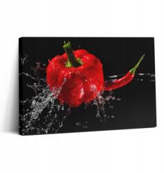Wallfluent Vászonkép Irodába Hobbi Piros Paprika A Vízben 30x20 cm (010030010150000006870)
