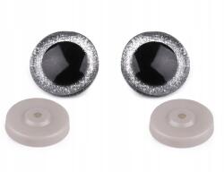  Biztonságos Szemek kabalafigurás játékokhoz 20mm Ezüst (BEZPIECZNE OCZY 20MM BROKAT SREBRNE)