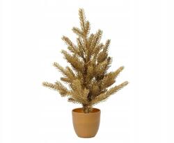 Kaemingk Tiffany arany mini díszkarácsonyfa cserépben 45cm (sztuczna choinka)