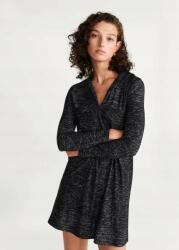 MANGO Fekete Ruha Zsebekkel, Size M, poliészter (309034)