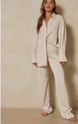  Misspap Női Nadrág Bézs Egyenes 48 4XL 1BCP