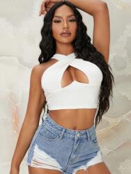 Shein FC51119 Shein Crop Top Merevítővel M