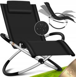 KESSER Napozóágy acél fekete Kesser terasz fotel (4260598876029)