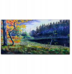 Coloray Vászon falikép Fák tó 100x50 cm (010030010010000018947)