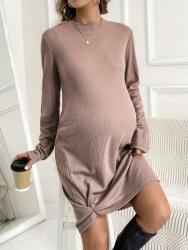 Shein DC12112 Shein Kismama Ruha Térd Alá Érő Hosszú Ujjú M