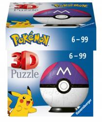 Ravensburger Pokemon Puzzle 3D Pokeball Mesterlabda 54 Elem (115648)