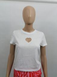  Női Póló Klasszikus Fehér Pamut 36-OS