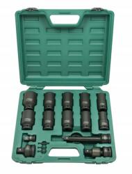 JONNESWAY Ütvefúró dugókulcs hosszú 3/4-es készlet 20 db Jonnesway (S03AD6120S)