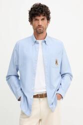 Ralph Lauren pamut ing legombolt galléros, regular, 710P00526 - kék XL