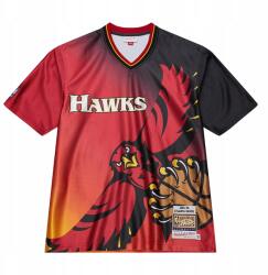 Mitchell & Ness Férfi póló Mitchell&ness Nba Shirt Hawks 1995 Atlanta Hawks L (SS8701-AHABKRD)
