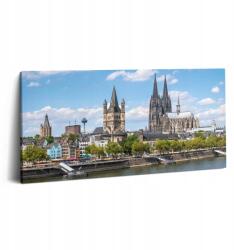 Wallfluent Fotó Fotótapéta Felakasztható Előszobába Panoráma Kölnben (010030010010000075915)