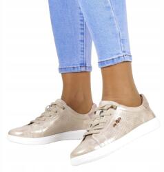 Filippo Arany Bőr Tornacipő Női Sportcipő Filippo Könnyű Áttört Bőr (6738 ZŁOTY)