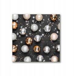 Tulup Canvas vászonkép 40x40 fali gömbök világító díszek (ock-40x40-300911856)