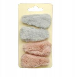  Gyerek hajcsat Plüss 4 db-os (0363-38)