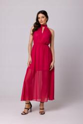 Makover Ruha Elegáns Női Estélyi Chiffon Maxi Rózsaszín 44 XXL