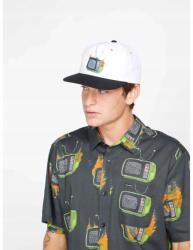 Volcom Fehér Sildes Sapka Nyomott Mintával (591648)