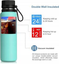  Termosz 1000ml Fekete Artesol International (653846226891)