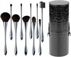 Sminkes Ecsetek Kabin 10 Db Tároló Doboz Fekete (795274535982)