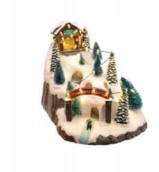 Lumineo Város, falu karácsonyi jelenet led házikók 1db (szopka domek świąteczny święta)