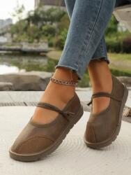 Shein WC23104 Shein Bebújós Félcipő Barna (37) 41 (sx2407152205099839)