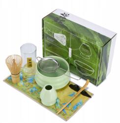 Matcha teás ajándék szett 7 db-os kanáltartó szett (NETK007)