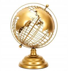 Intesi Fém földgömb arany 28cm (5902385766791)