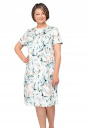 Martel Női rövid ujjú hálóing 203 wz. 21 Martel 3XL fehér-türkiz (203 21)