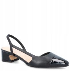 Kotyl Sarok nélküli cipő Kotyl 1709 Fekete 36 (KOTYL 1709 CZARNY LICO+CZARNY LAKIER)