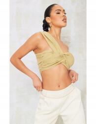 Prettylittlething Olívazöld Egyvállas Felső (38) (563818)