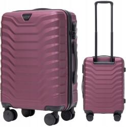 Wings Utazó Bőrönd ABS-ből készült repülőgéphez kis Tágas kézipoggyász (PEA01-S-BURGUNDY)