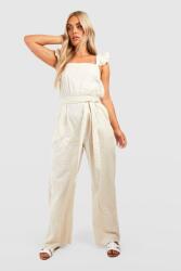 Boohoo Bézs Színű Overál Övvel (56) (GZZ61541-165)