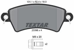 Textar Fékbetét kpl. 2339602/TEX