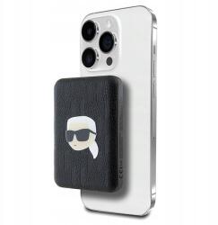 KARL LAGERFELD Indukciós powerbank Karl Lagerfeld 15W 5000mAh Karl Head Pin MagSafe (KLPB5FPGKSKIHK)