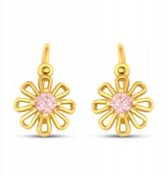  Gyermek fülbevaló sárgaaranyból cirkóniákkal Calliope