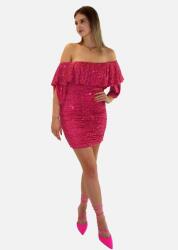 Silvian Heach Fukszia Színű, Flitteres Ruha (xs) (550337)