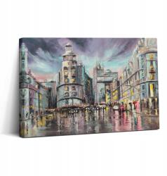 Wallfluent Vászonkép Canvas Látványos Előszoba Eső Város Séta (010030010150000075180)